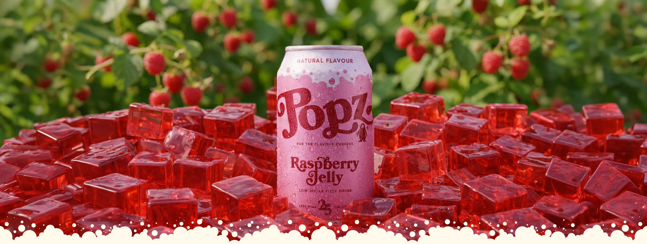 Popz—Raspberry-Jelly—WEB-HERO Raspberry soda can inspired by nostalgic jelly flavours – POPZ Hero