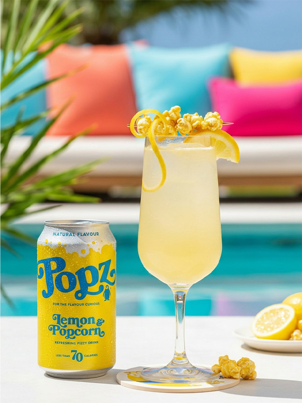 Lemon Soda | Lemon & Popcorn Flavour | POPZ