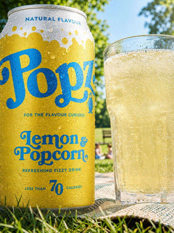 Lemon Soda | Lemon & Popcorn Flavour | POPZ