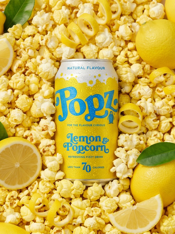 Lemon Soda | Lemon & Popcorn Flavour | POPZ