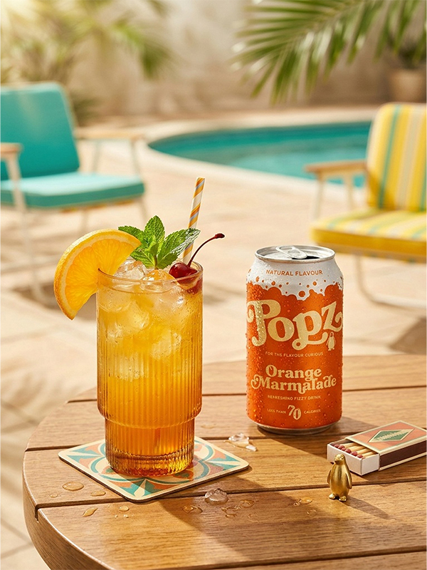 Popz Orange marmalade soda