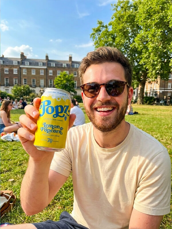 Lemon Soda | Lemon & Popcorn Flavour | POPZ